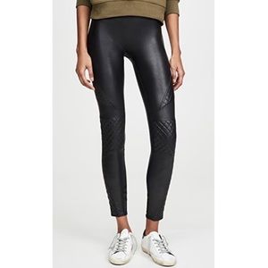 Spanx Moto Leggings, Size M